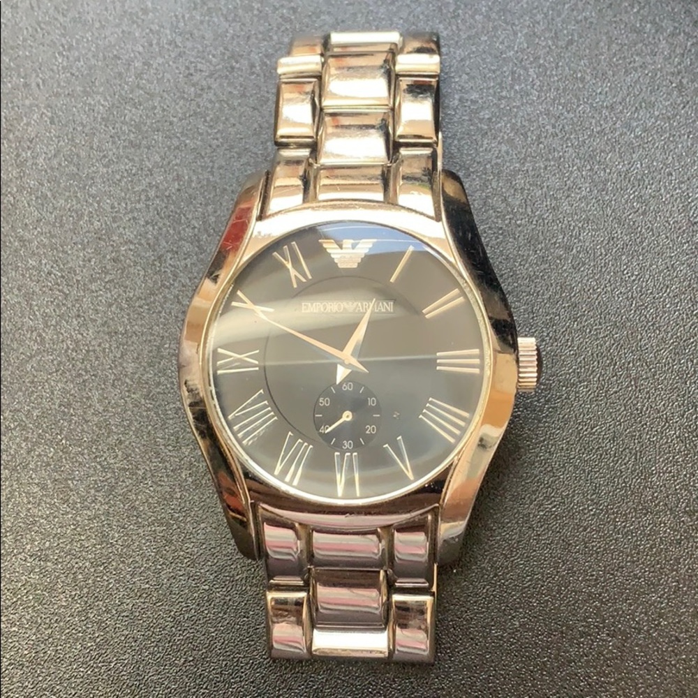 Emporio Armani Watch in stainless steel.